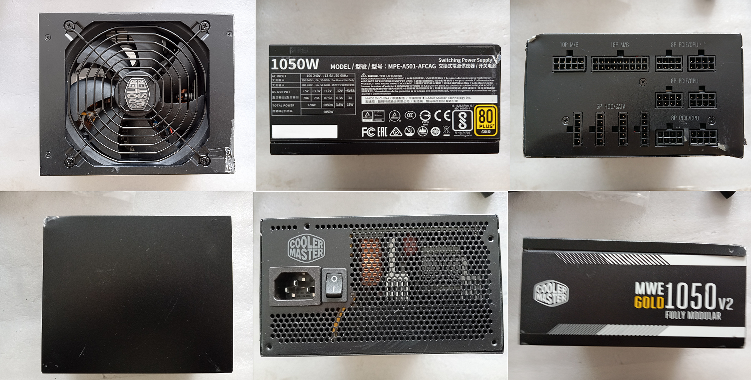 Cooler Master MWE Gold 1050 - V2 - Full Modular Cooler Master MWE Gold 1050 - V2 - Full Modular